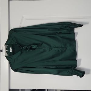 Unique vintage button down blouse